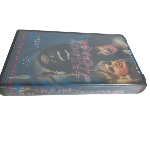 Vintage Trilogy of Terror VHS 1999 Collectors Edition Clamshell Horror Gore Cult - Picture 3 of 7